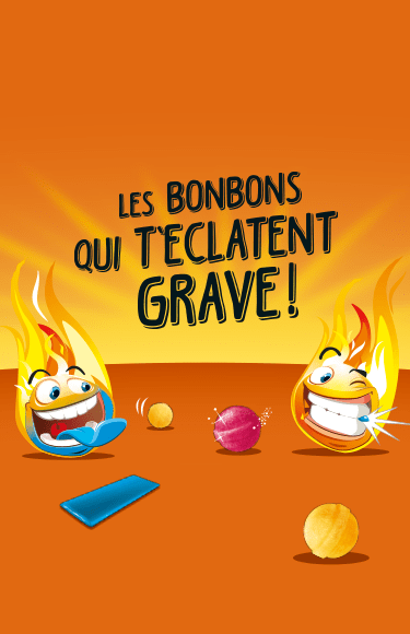 Têtes Brulées, les bonbons qui t'éclatent grave ! 